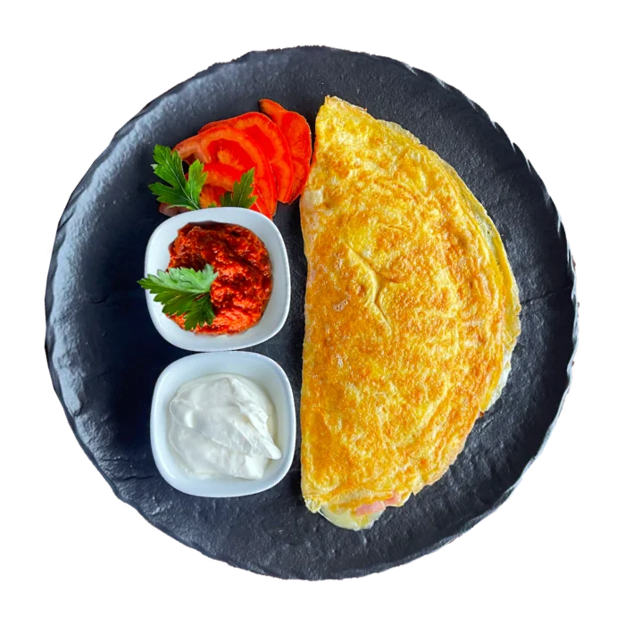 Omelet with vegetables