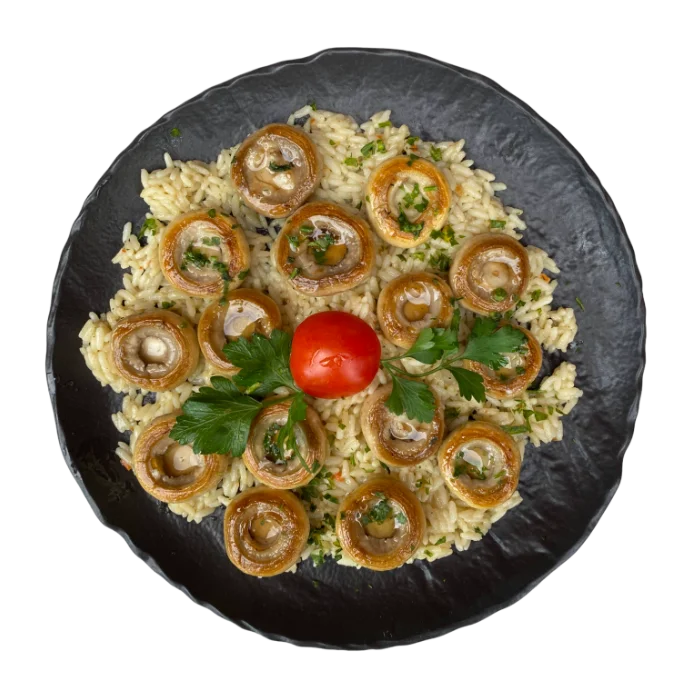 Gegrillte Champignons