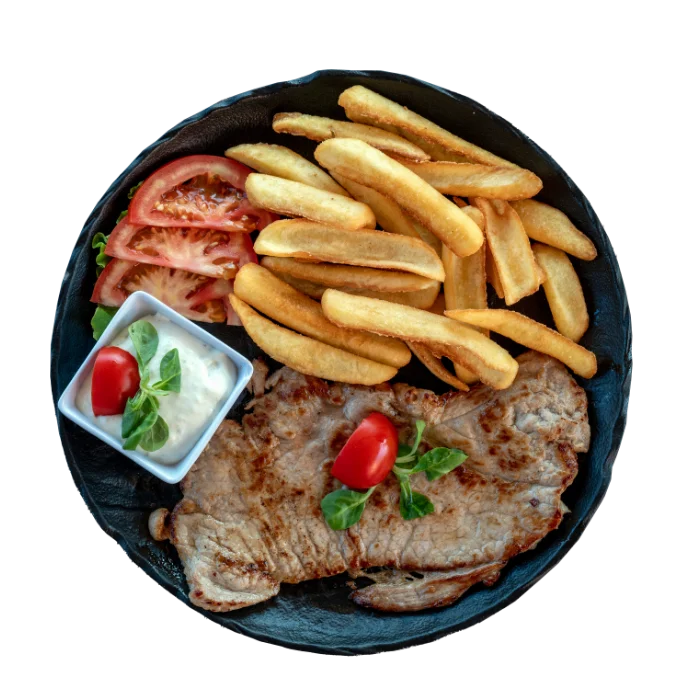 Grilled Veal Schnitzel