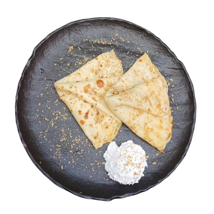 Pancakes with walnuts